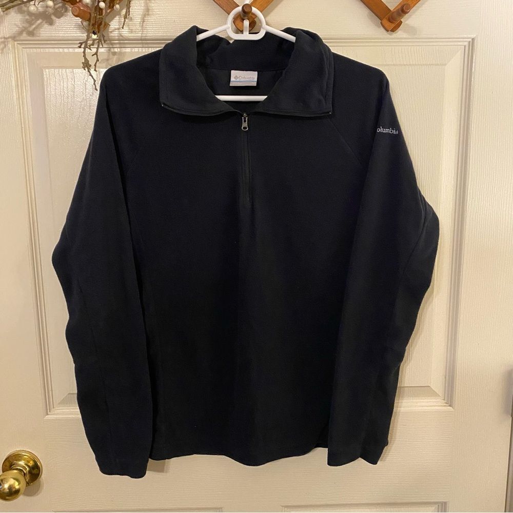 Columbia Men's Black Lightweight Fleece Pullover
